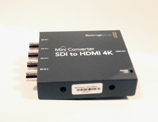 Blackmagic SDI to HDMI converter Hire London