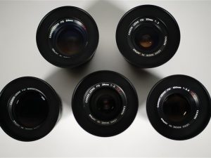 Canon FD lens set
