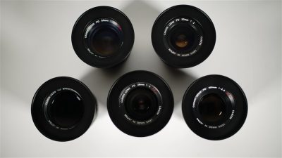 Canon FD lens set