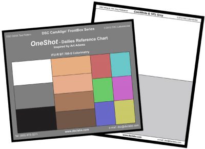 OneShot Colour Reference Chart